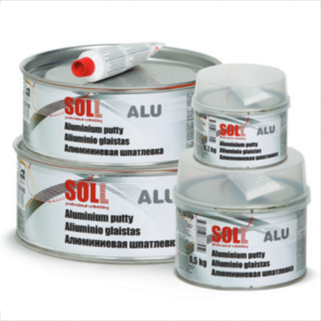 SOLL ALU ALUMINIUM BODY FILLER PUTTY 0.5kg – SOLL